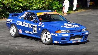 Nissan Skyline R32 GT-R Group A Race Car: Twin-Turbo RB26 Engine Sound, Accelerations & Fly Bys!