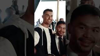 RONALDO and PACQUIAO meet for the first time. 