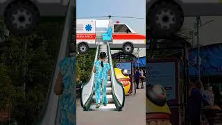 My Ambulance Helicopter is flying with me in the sky - funny VFX magic #funny#vfx #shorts 
