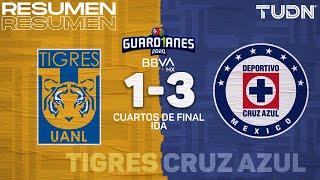 Resumen y goles | Tigres 1-3 Cruz Azul | Cuartos IDA - Guard1anes 2020 Liga BBVA MX | TUDN