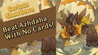 [SERIOUS SHOWDOWN] Beat Azhdaha Without Using Any Card - Genshin Impact TCG