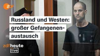 Austausch von Gefangenen: Russland und Westen mit großangelegtem Deal | ZDFheute live