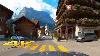 Driving Grindelwald to Lauterbrunnen 4K 60p 