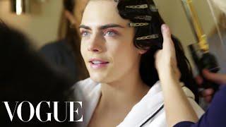 Cara Delevingne Gets Ready for the Met Gala | Vogue