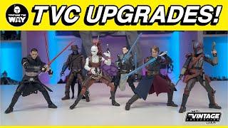 Star Wars Action Figure Upgrades! The Vintage Collection Starkiller, Aurra Sing, & Anakin Skywalker