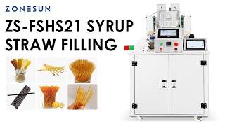 ZONESUN ZS-FSHS21 Honey Straw Filling Sealing Machine