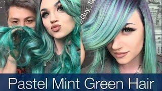 Pastel Mint Green Hair