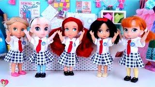 THE JUNIORS WITH NEW SCHOOL UNIFORMS | Luna's Toys