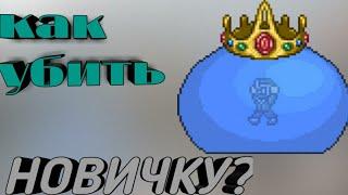 Terraria "Как убить Короля Слизней новичку?"