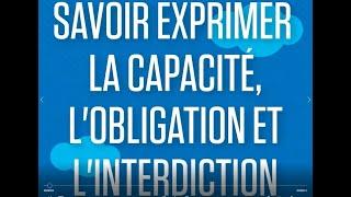 Anglais lycée : Modaux - savoir exprimer la capacité, l'interdiction, l'obligation Niveau B2