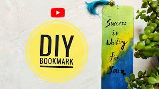 DIY quote bookmark/how to paint quote bookmark tutorial for beginners/#shorts