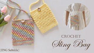 Crochet Sling Bag Tutorial