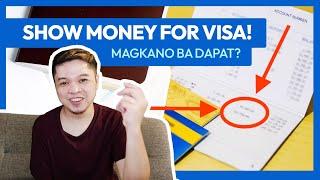 SHOW MONEY FOR VISA APPLICATION • Magkano Dapat? • FILIPINO w/ English Sub • The Poor Traveler