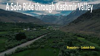 Kashmir- The Paradise on Earth | Solo Ride | Ladakh Bike Trip | Motovlog | Tamil | Kvlogs | Zoji La