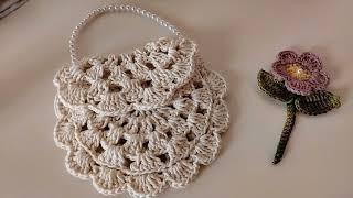 Base para bolsa parte 2 /passo a passo #crochet #bolsadecroche