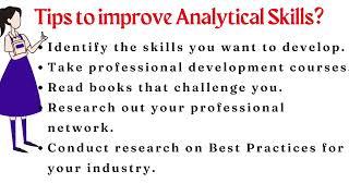 Analytical Skills|freshers Job Interviews|Behavioral skills|Tips to improve Analytical skills