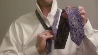 Wie Sie eine Krawatte binden Deutsch (German How to Tie a Tie)