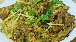 गोभी गोश्त | BHUNA GOBHI GOSHT | Recipe by (TASTY MEALS9)