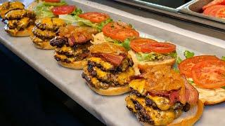 Most Popular Handmade Bacon Cheeseburger in Korea – Korean Street Food