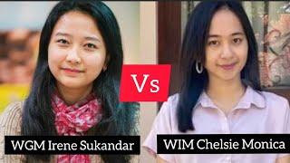 WIM Chelsie Monica Vs WGM Irene Sukandar || PON XX Papua