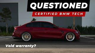 I ASKED A CERTIFIED BMW TECH ALL THE TOUGH QUESTIONS ABOUT THE G80 M3