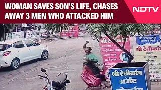 Maharashtra News | Maharashtra Woman Saves Son's Life, Chases Away 3 Men Who Attacked Him