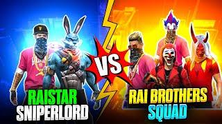 Raistar & Sniperlord vs 4 Big YouTubers Who will Win?   Raistar free fire ban