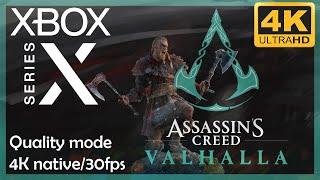 [4K] Assassin's Creed : Valhalla / Xbox Series X Gameplay / Quality Mode (4K Native/30 fps) #1