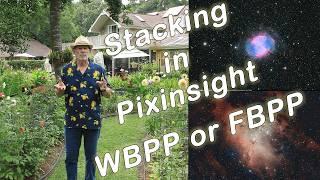 Stacking in Pixinsight using Fast Batch Preprocessing and Weighted Batch Preprocessing