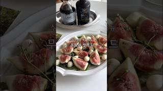 무화과 샐러드 Fig Salad | #제철과일 #건강식단 #클린식단 #여름메뉴 #간편식 #콜레스테롤 #혈당 #shorts