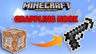 Minecraft Grappling Hook | Bedrock Command Block Tutorial (Bedrock, Mcpe, Xbox, Playstation)