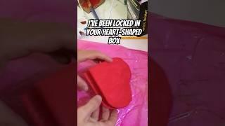 DIY Dollar Tree Foam Board Heart Box Series! Part 4#shorts #valentinegiftidea