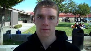 Chaminade's Mason Nystrom before his CIF finals match