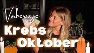 Vorhersage Oktober | KREBS Aszendent, Sonne und Mond ️ Psychic Tarot Reading | Glory Mueller