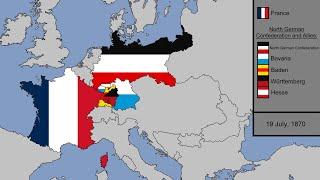 The Franco - Prussian War with Flags: Every Day