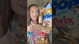 trying every TWIX themed snack I could find… #twix #candy #snacks #groceryhaul