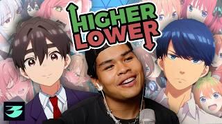 Anime Expert vs. Hater - Higher or Lower: Anime Harem Sizes