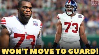 The Giants DON'T want to Move Evan Neal to GUARD??!! | New York Giants Football