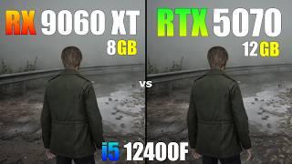 RX 9060 XT vs RTX 5070 : i5 12400F - Test in 15 Games