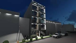 HOTEL 3 ESTRELLAS 3D 5 NIVELES (8.00 X 20.00) RECORRIDO VIRTUAL