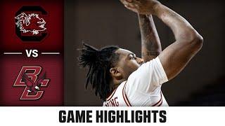 South Carolina vs. Boston College Game Highlights | 2024-25 ACC Men's Basketball