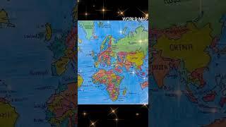 How to draw World map colourfulllll drawing#saniya art class