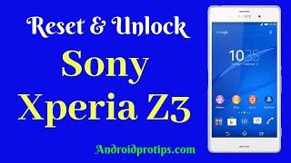 How to Reset & Unlock Sony Xperia Z3