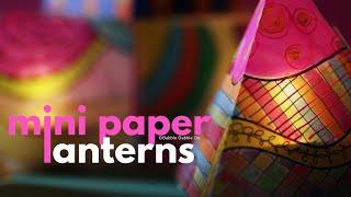 Mini Paper Lanterns for Kids to Make and Share