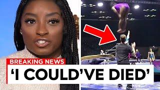 Simone Biles And Other Gymnasts That Were SAVED By Their Spotters!