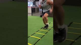 Pt 2 of 13: Ladder Drills - 2 IN EACH! Follow for more… #footwork #football #ladderdrills #nfl