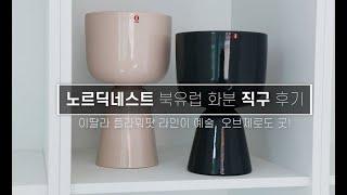 노르딕네스트 이딸라 플라워팟 북유럽 화분 직구후기 / Nordic Nest Reviews /  Iitala flowerpot