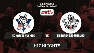 DEL2: EC Kassel Huskies vs. Eisbären Regensburg I Highlights - 24. Spieltag | SDTV Eishockey