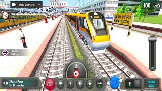 Vande Bharat Express Train Driving in Indian Train Simulator Android Gameplay | EXPRESS Train Game