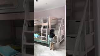 Furniture factory bedroom furniture kids bunk bed cheap wholesale